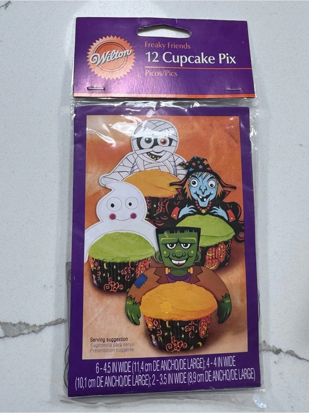 Wilton Cake Cupcake Toppers Halloween Picks Collection Set of 12 NEW